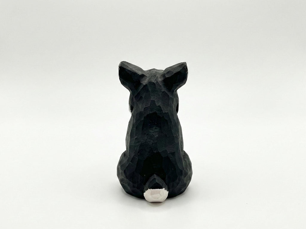 Handamde Wooden Dog Figurine, Minimalist Style Dog Ornament, Home Decor Gift for Pet Lovers