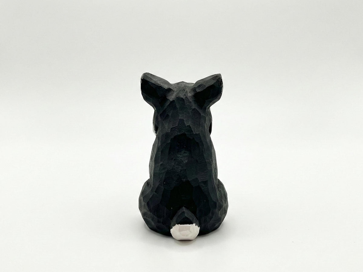 Handamde Wooden Dog Figurine, Minimalist Style Dog Ornament, Home Decor Gift for Pet Lovers