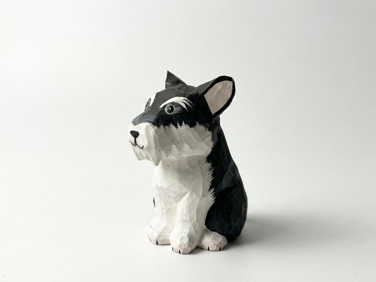 Handamde Wooden Dog Figurine, Minimalist Style Dog Ornament, Home Decor Gift for Pet Lovers
