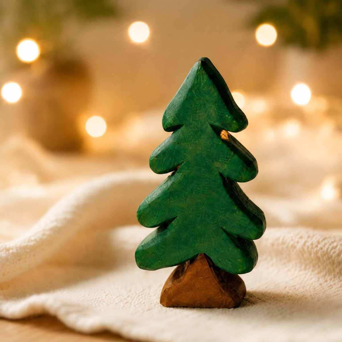 Whimsical Wooden Pine Tree Hand Carved Evergreen Decor Rustic Woodland Nursery Accent Cozy Winter Shelf Art Gift for Nature Lover