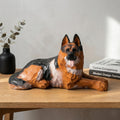 Rustic Hand-Carved Wooden German Shepherd Figurine | Dog Statue Home Decor | Pet Memorial Keepsake | Unique Gift for Dog Lovers
